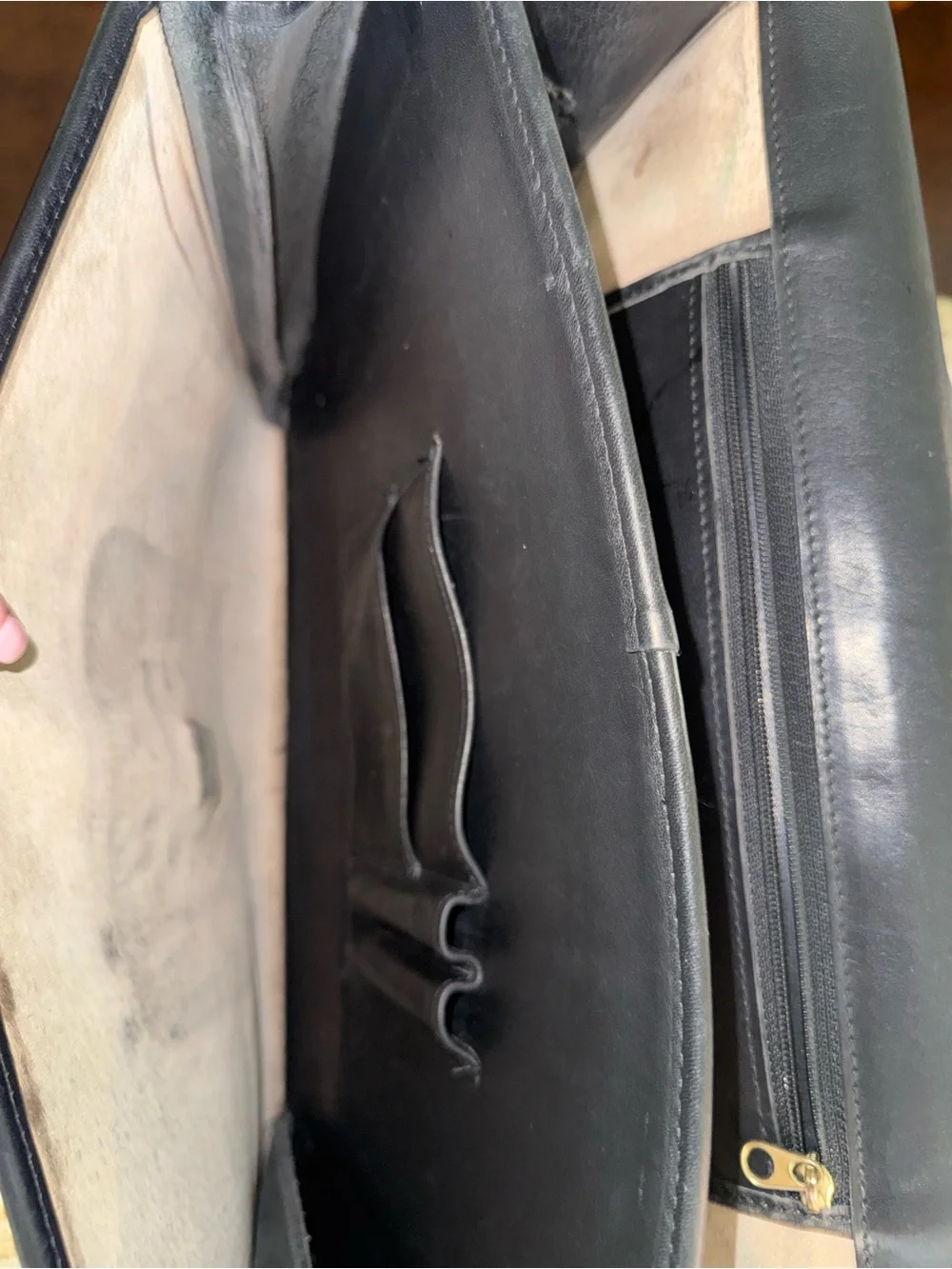 Vintage Coach leather briefcase